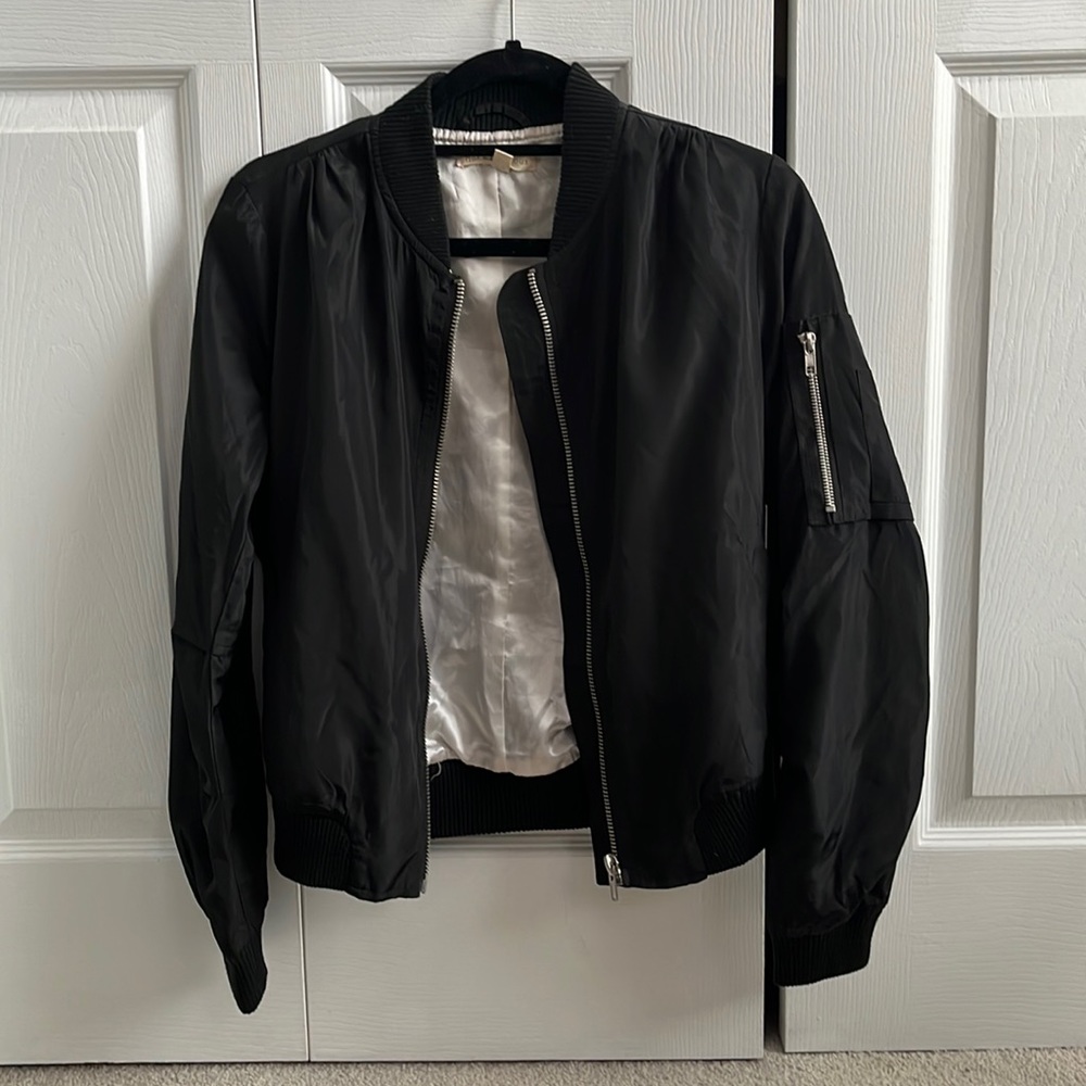Black Bomber Jacket